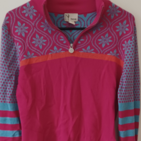Neve pink blue sweater - Picture 2 of 6